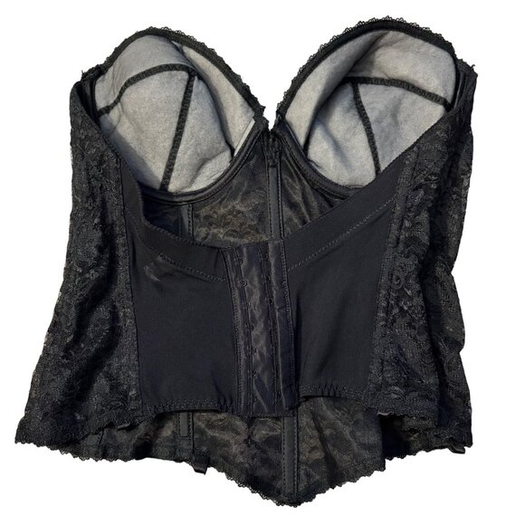 BlackLess by Smoothie Bustier Corset 38C Adjustable Fit Womens Intimate Apparel - Picture 3 of 3